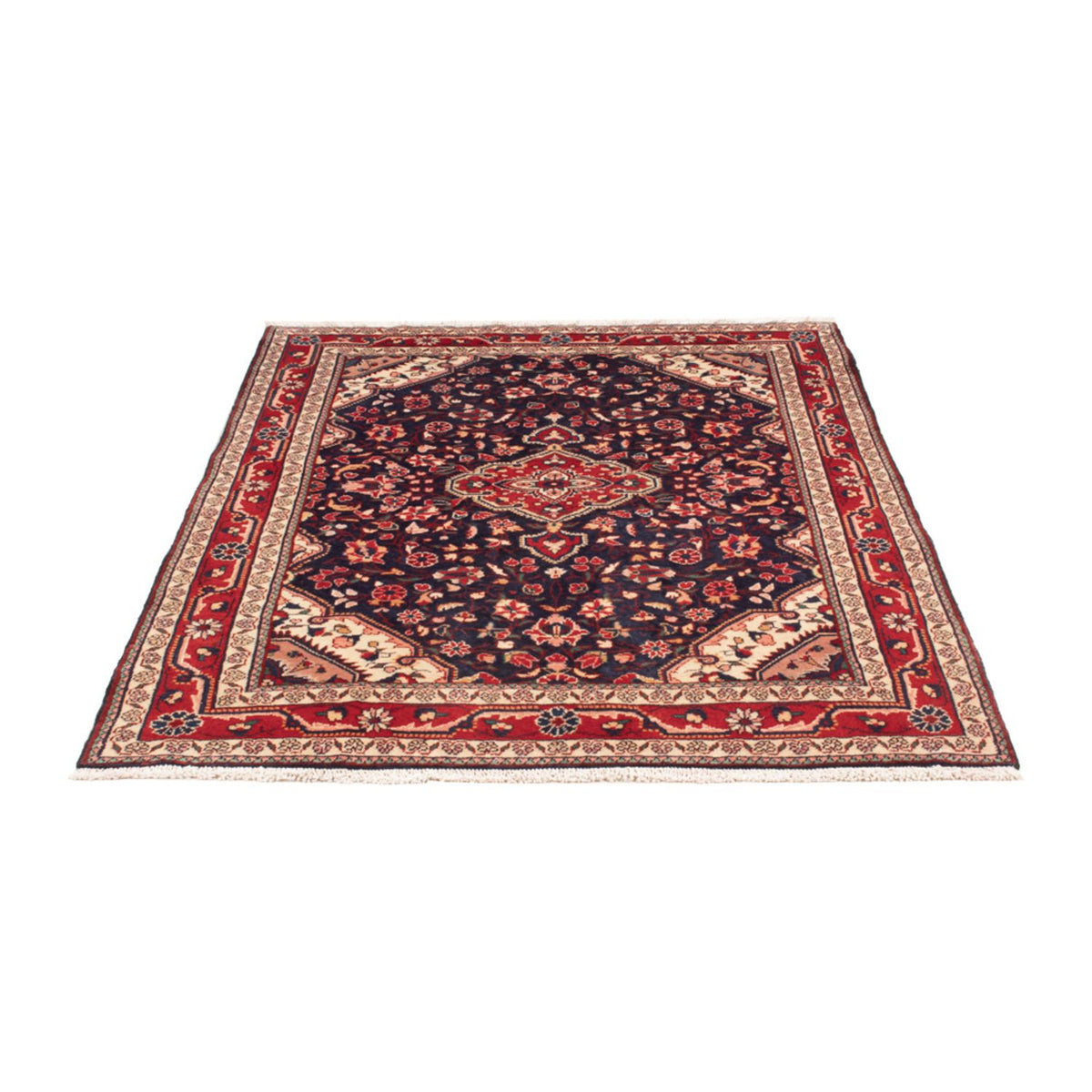 Tapis persan - Nomadic - 165 x 115 cm - bleu foncé