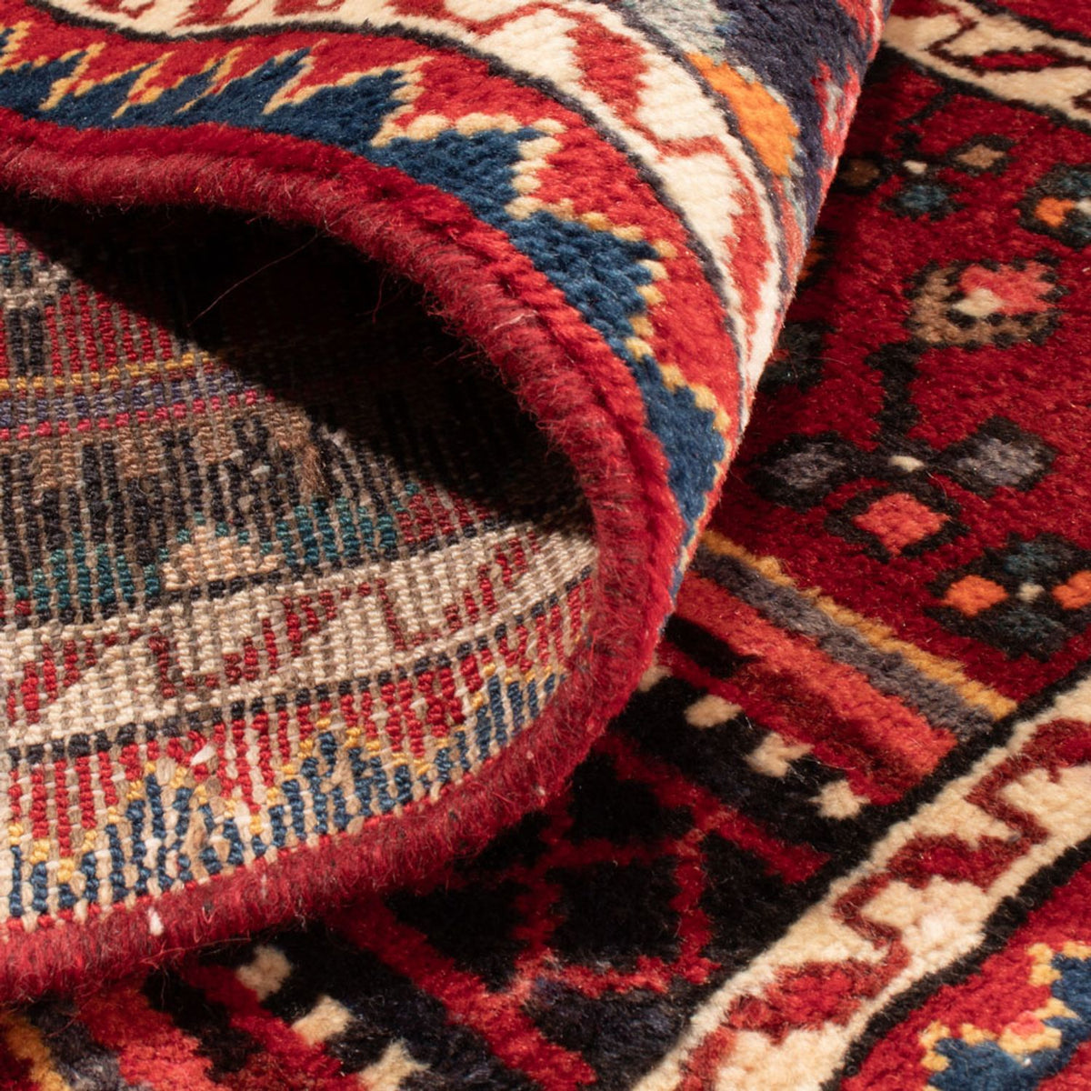 Tapis persan - Nomadic - 98 x 57 cm - multicolore