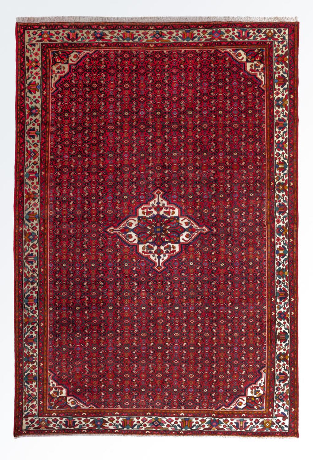 Tapis persan - Nomadic - 363 x 258 cm - rouge foncé