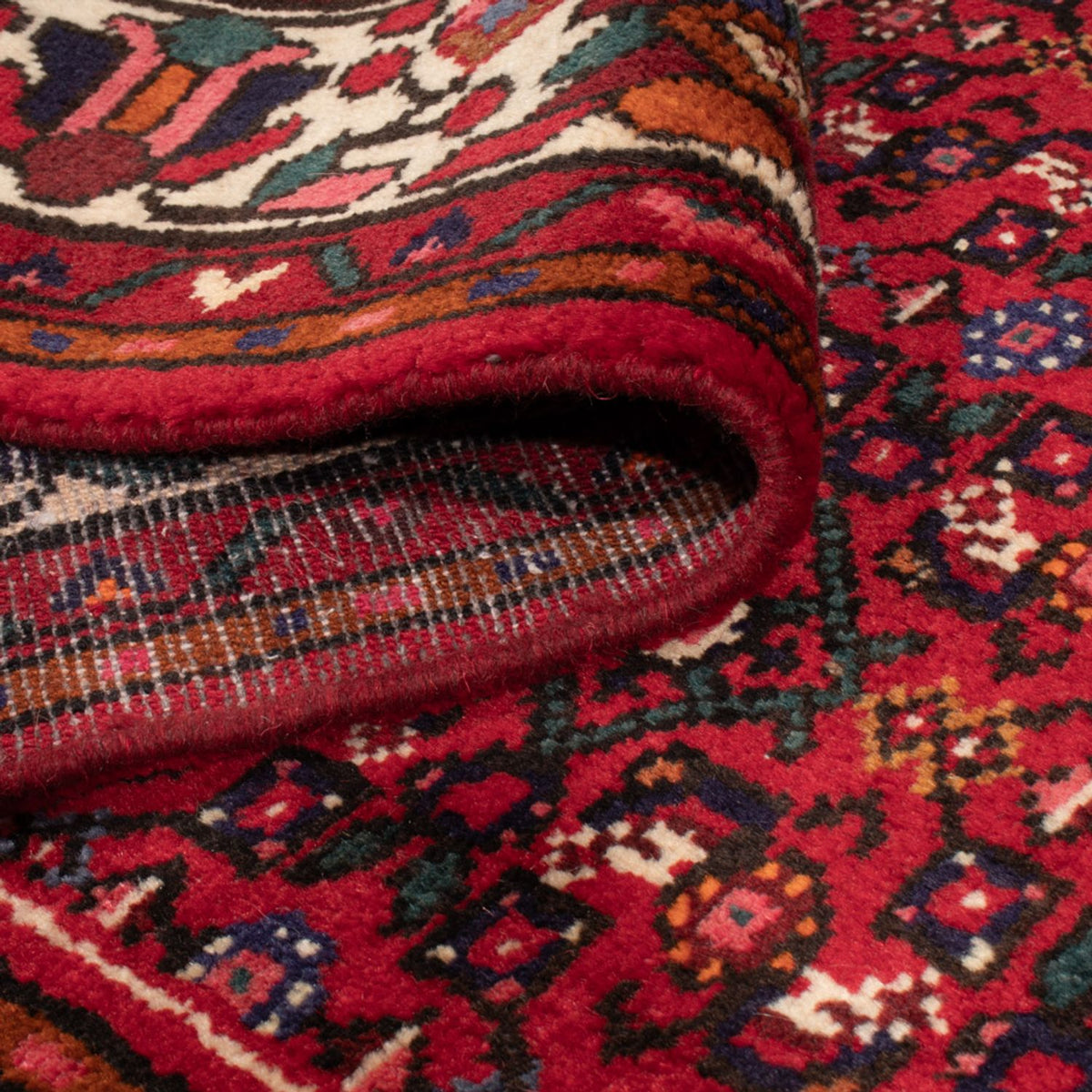 Tapis persan - Nomadic - 363 x 258 cm - rouge foncé