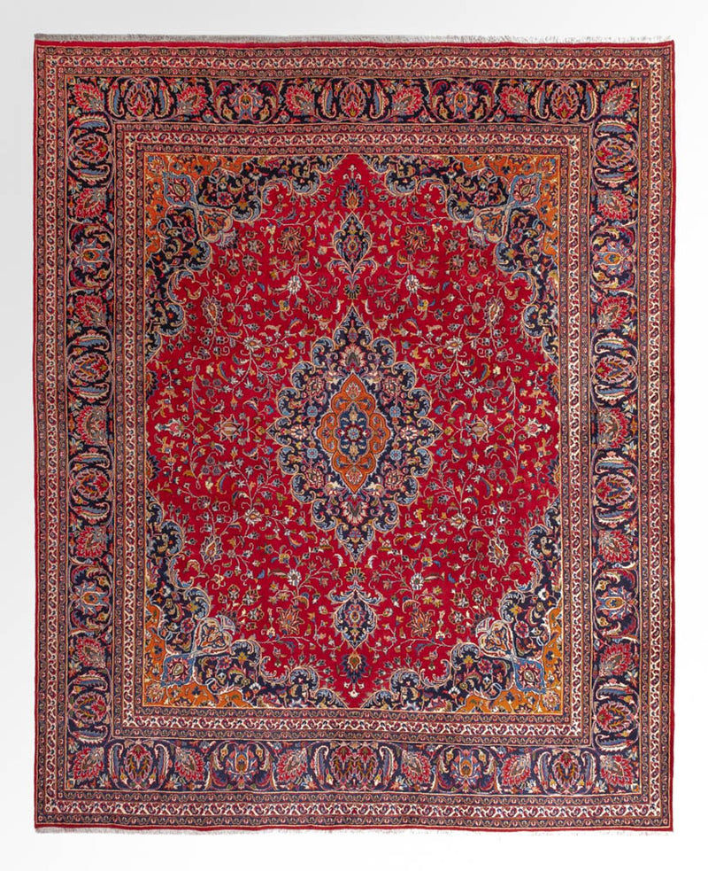Tapis persan - Classique carré  - 346 x 303 cm - rouge