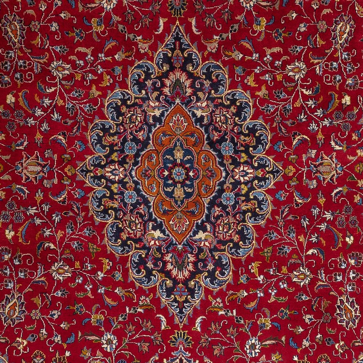 Tapis persan - Classique carré  - 346 x 303 cm - rouge