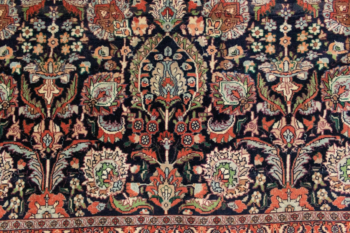 Tapis persan - Bidjar carré  - 197 x 187 cm - bleu