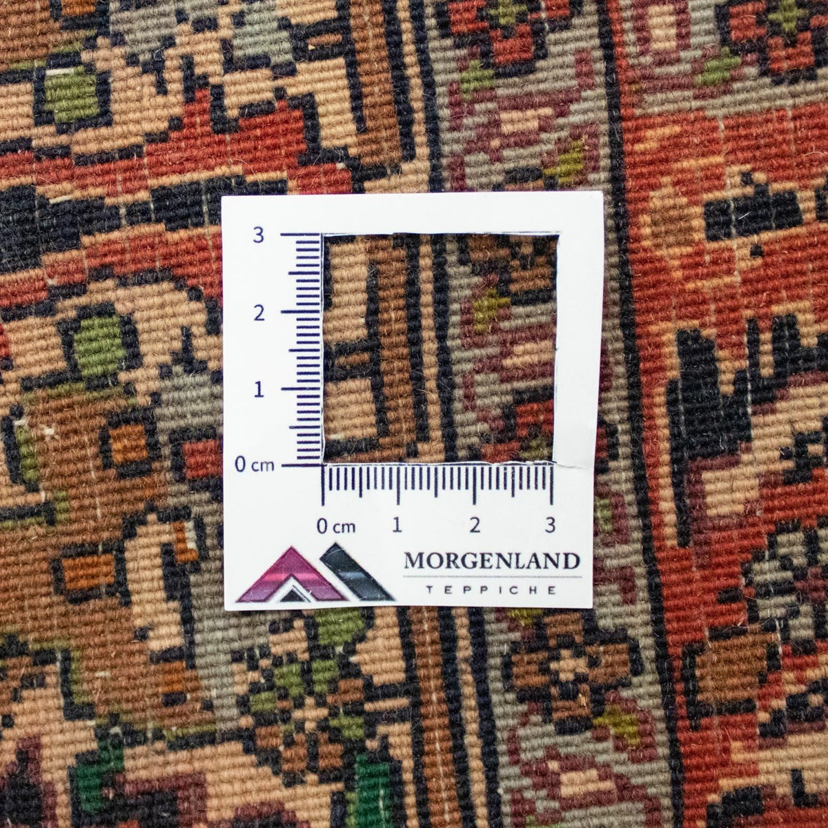 Tapis persan - Bidjar carré  - 197 x 187 cm - bleu