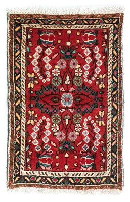 Tapis persan - Nomadic - 70 x 50 cm - rouge