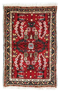Tapis persan - Nomadic - 70 x 50 cm - rouge