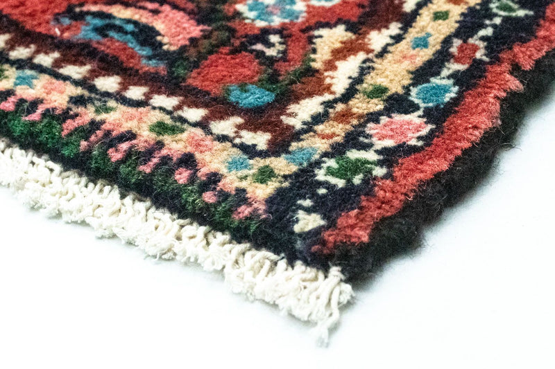 Tapis persan - Nomadic - 60 x 55 cm - rouge