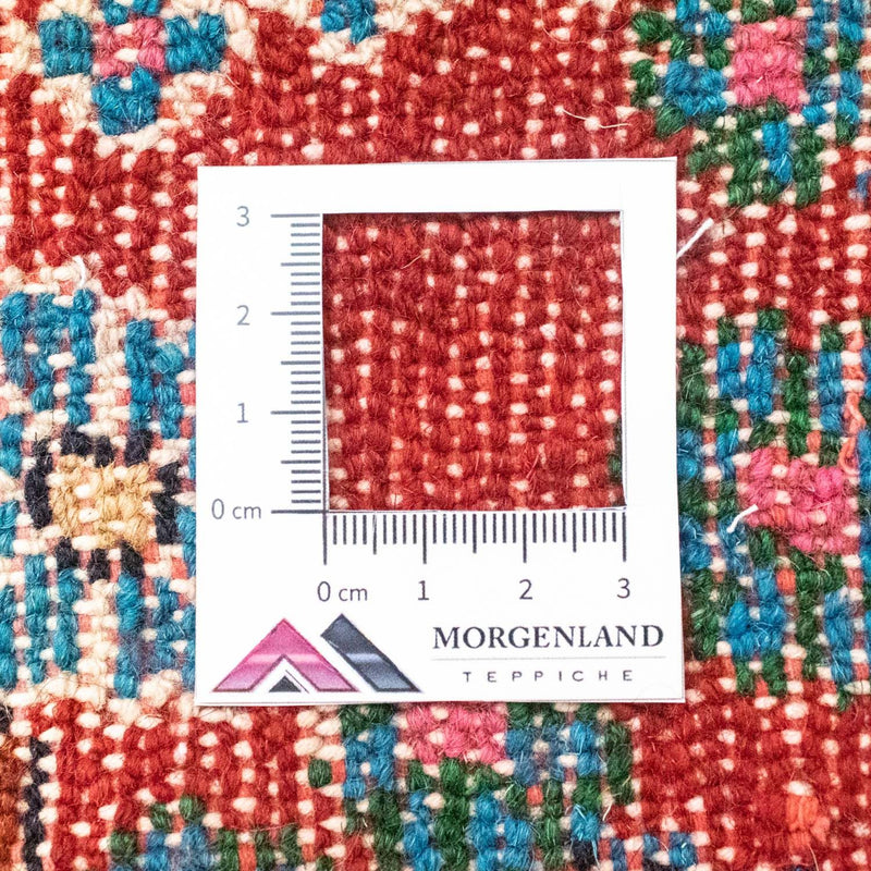 Tapis persan - Nomadic - 60 x 50 cm - rouge