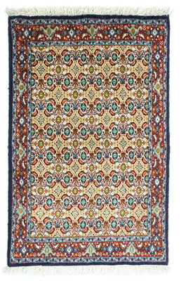Tapis persan - Classique - 91 x 60 cm - bleu