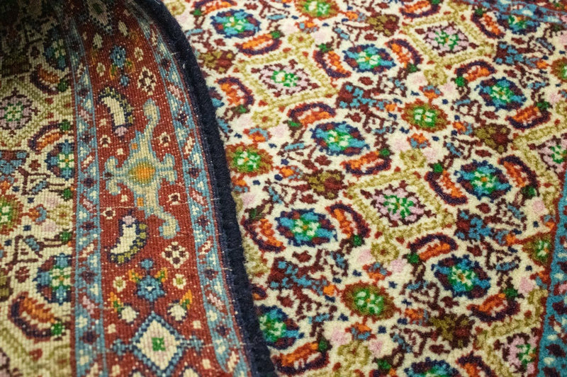 Tapis persan - Classique - 91 x 60 cm - bleu