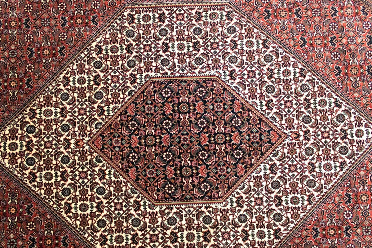 Tapis persan - Bidjar - 308 x 255 cm - rouge