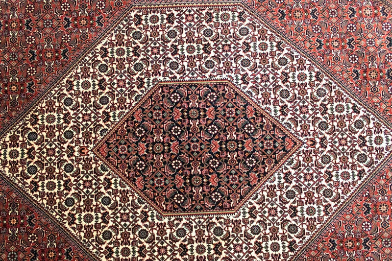 Tapis persan - Bidjar - 308 x 255 cm - rouge