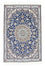 Tapis persan - Nain - 135 x 89 cm - bleu