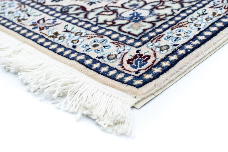 Tapis persan - Nain - 135 x 89 cm - bleu