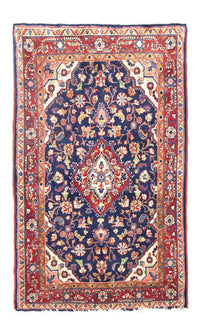 Tapis persan - Nomadic - 114 x 74 cm - bleu