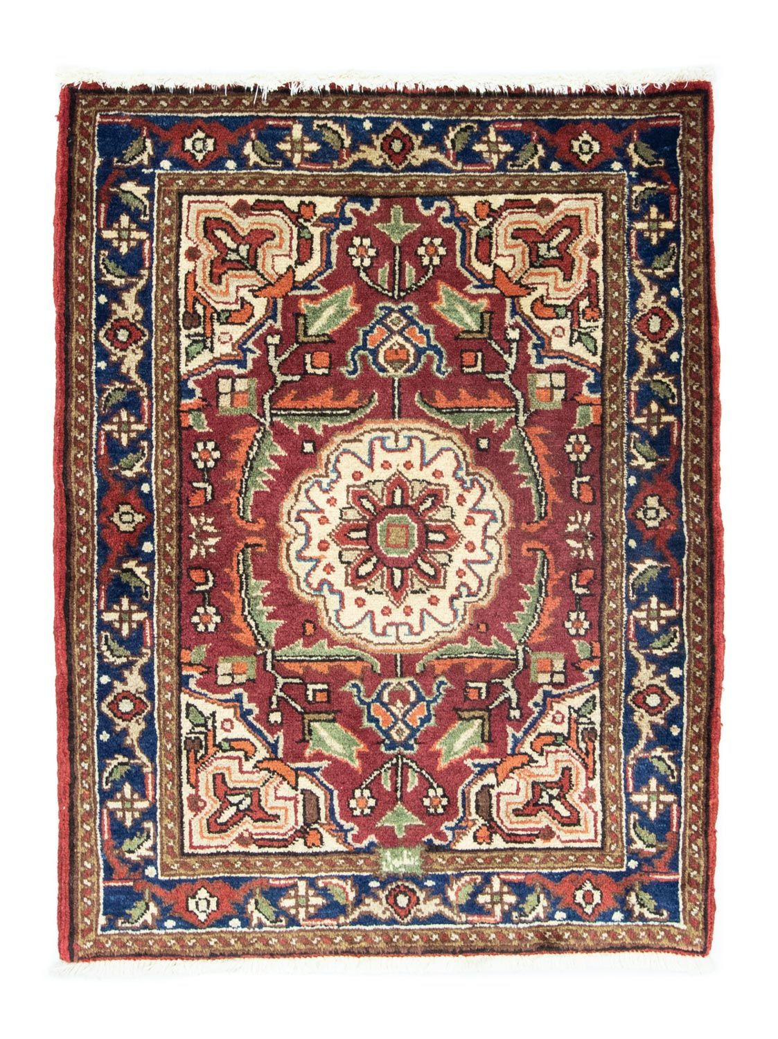 Tapis persan - Nomadic - 111 x 81 cm - marron