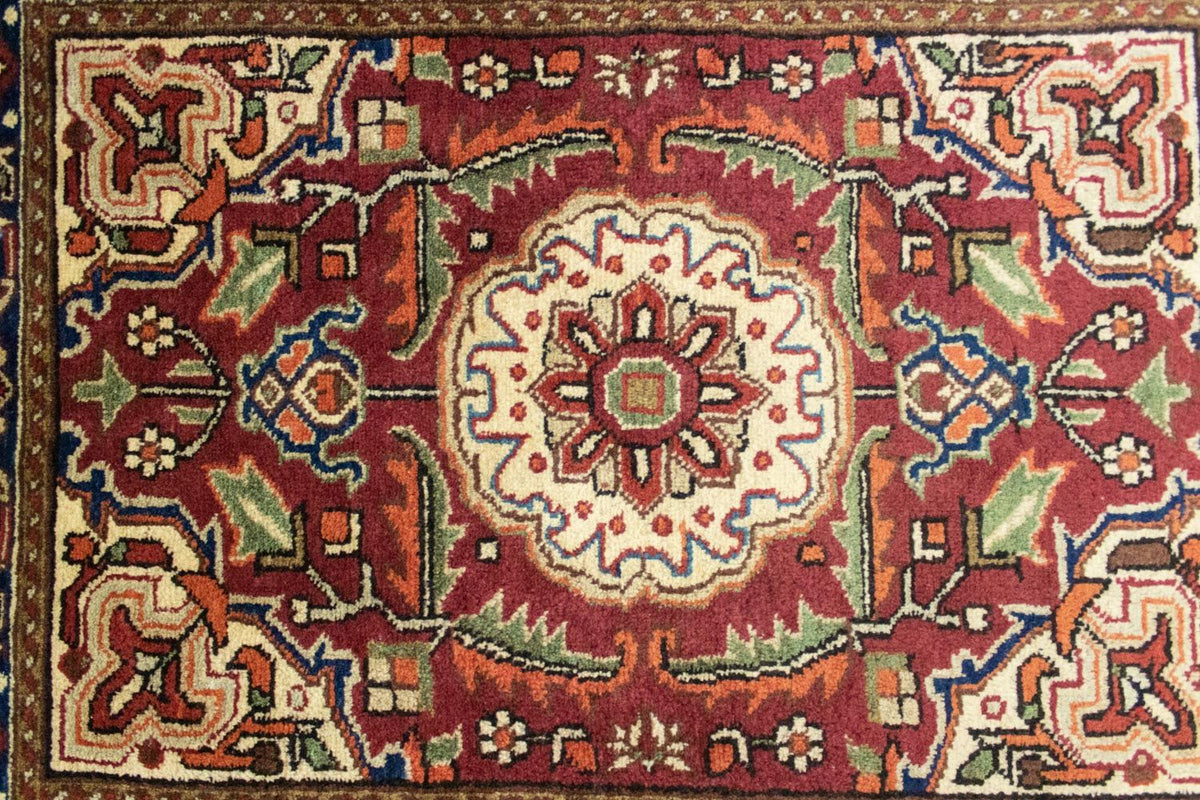 Tapis persan - Nomadic - 111 x 81 cm - marron