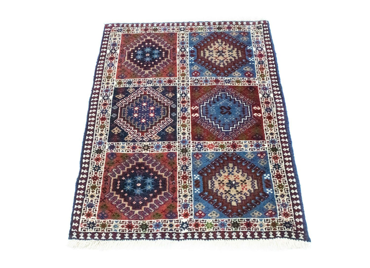 Tapis persan - Nomadic - 90 x 60 cm - multicolore