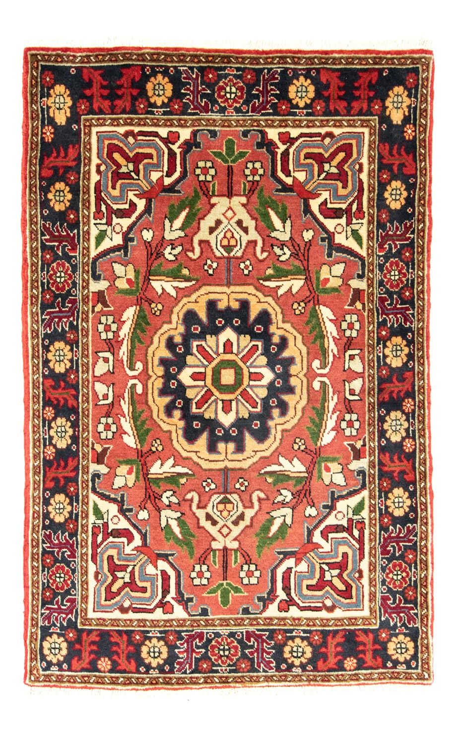 Tapis persan - Nomadic - 151 x 98 cm - rouge