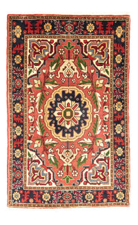 Tapis persan - Nomadic - 151 x 98 cm - rouge