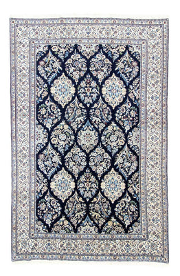 Tapis persan - Nain - Royal - 342 x 250 cm - bleu foncé