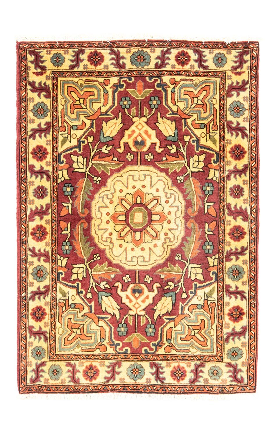 Tapis persan - Nomadic - 142 x 102 cm - marron