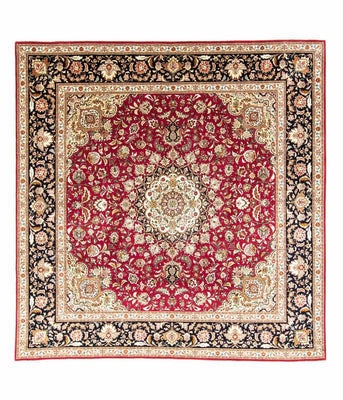Tapis persan - Tabriz - Premium - 264 x 249 cm - rouge