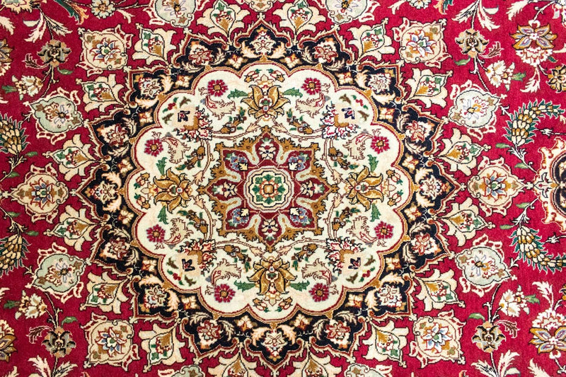 Tapis persan - Tabriz - Premium - 264 x 249 cm - rouge