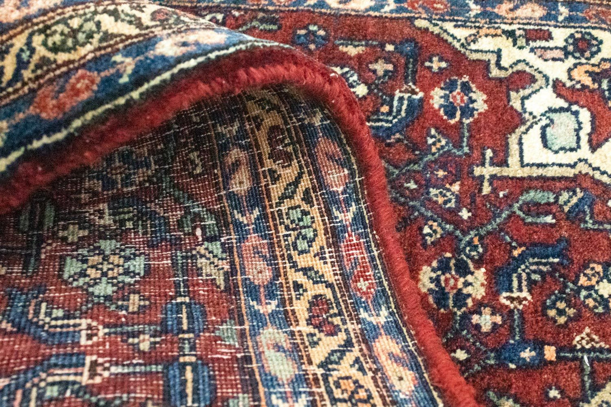 Tapis persan - Bidjar - 101 x 68 cm - rouge