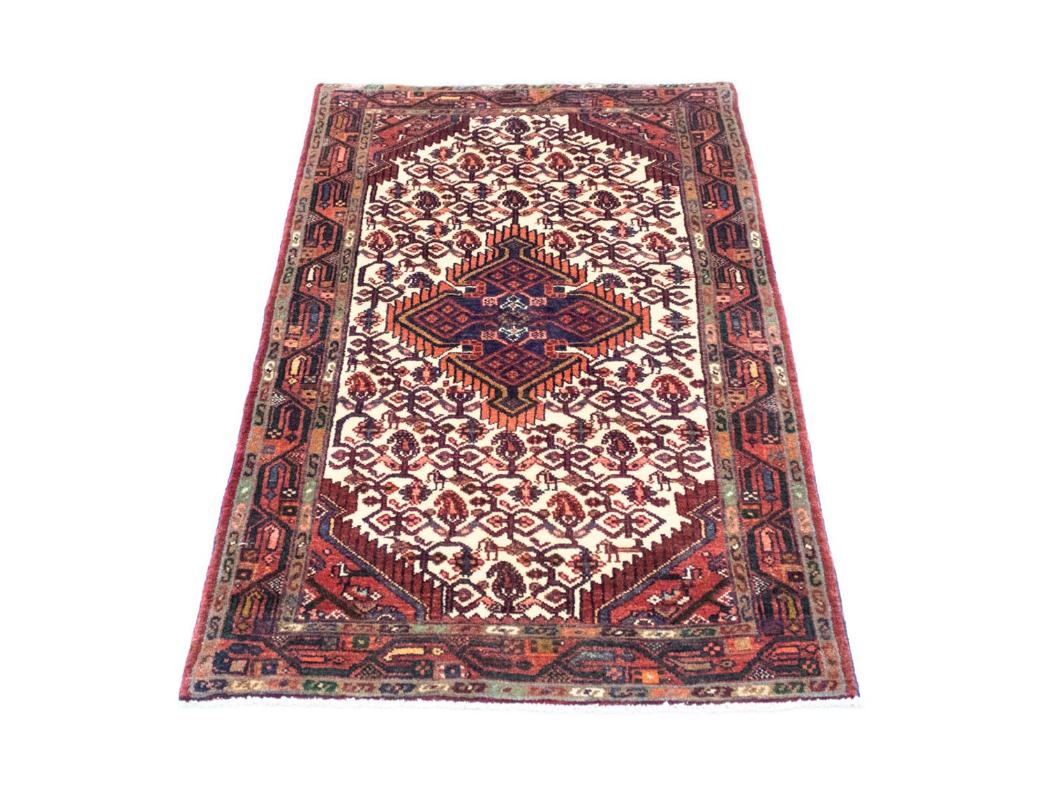 Tapis persan - Nomadic - 134 x 80 cm - beige