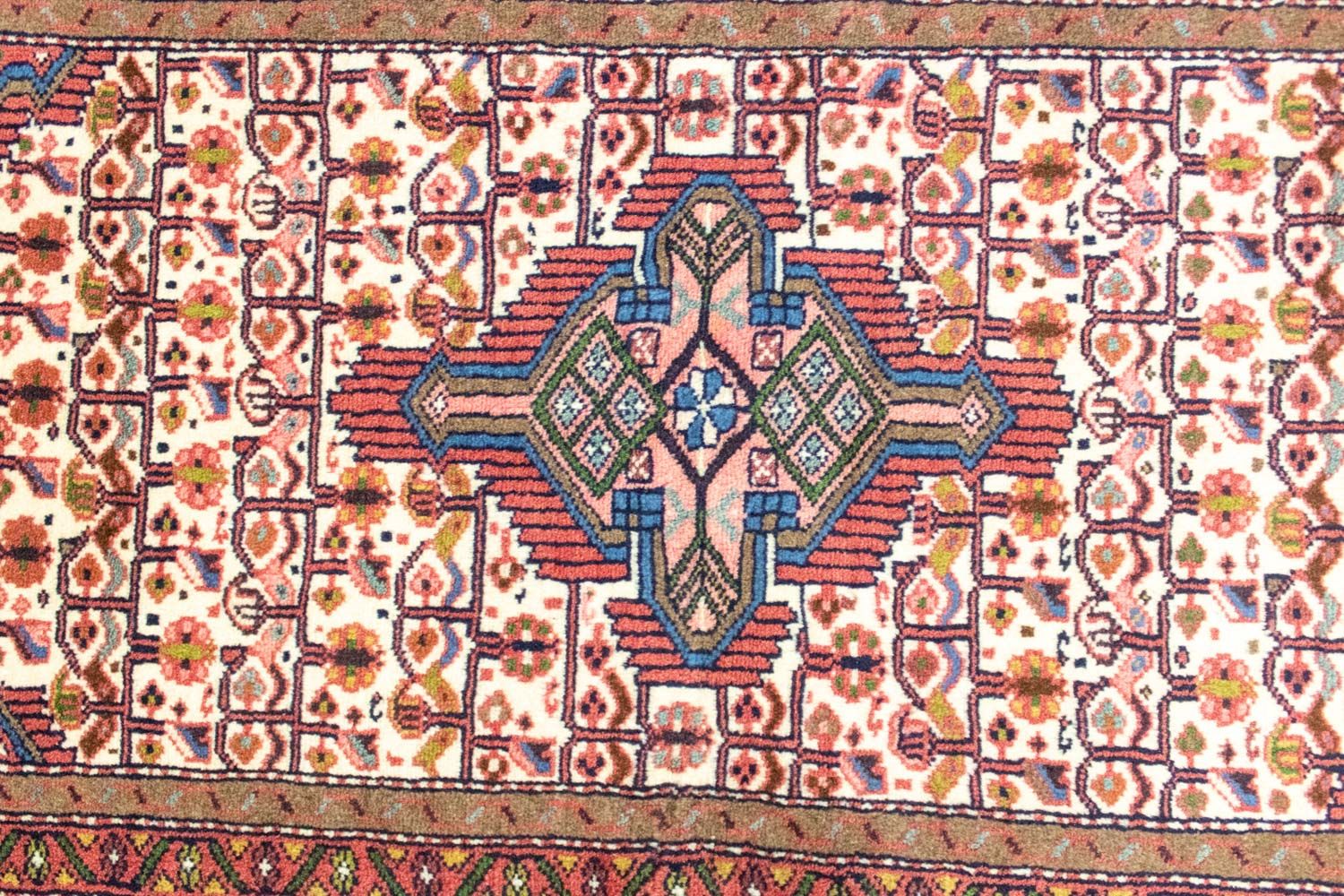 Tapis persan - Nomadic - 134 x 79 cm - beige