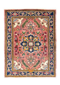 Tapis persan - Nomadic - 113 x 84 cm - rouge clair