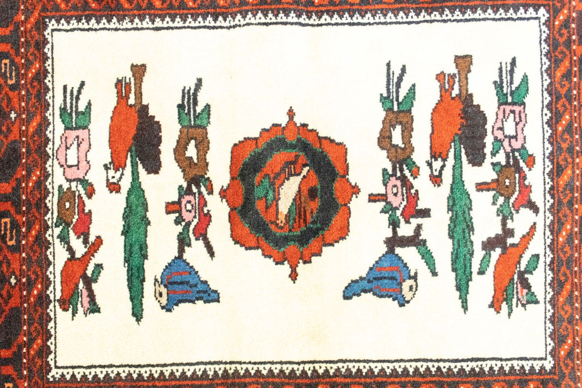 Tapis Belutsch - 157 x 90 cm - orange