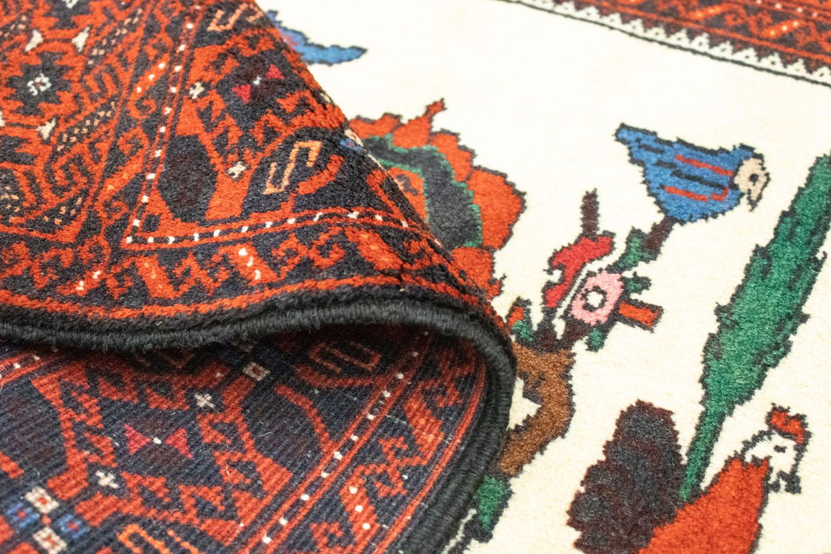 Tapis Belutsch - 157 x 90 cm - orange