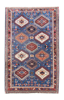 Tapis persan - Nomadic - 130 x 80 cm - bleu