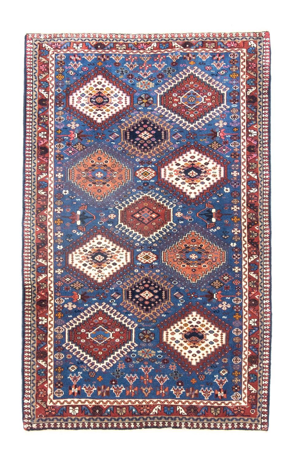 Tapis persan - Nomadic - 130 x 80 cm - bleu