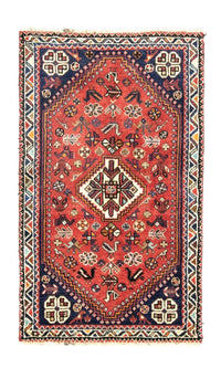 Tapis persan - Nomadic - 127 x 75 cm - rouge