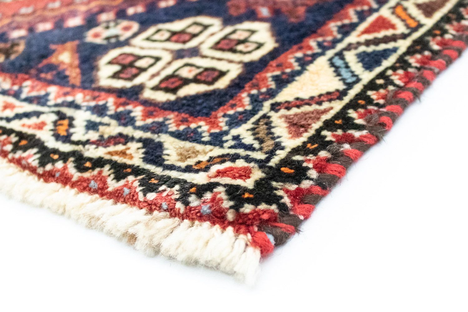 Tapis persan - Nomadic - 127 x 75 cm - rouge