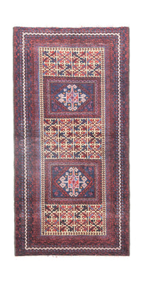 Tapis Belutsch - 164 x 82 cm - bleu