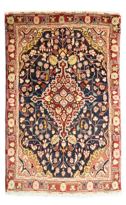Tapis persan - Classique - 96 x 60 cm - bleu