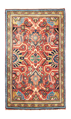 Tapis persan - Classique - 128 x 70 cm - rouge