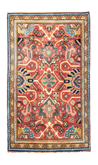 Tapis persan - Classique - 128 x 70 cm - rouge