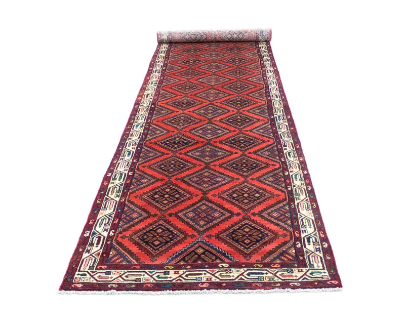 Tapis de couloir Tapis persan - Nomadic - 510 x 112 cm - rouge