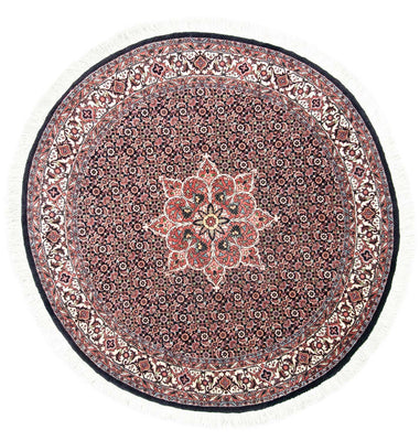 Tapis persan - Bidjar ronde  - 155 x 155 cm - bleu