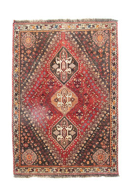 Tapis persan - Nomadic - 165 x 112 cm - rouge