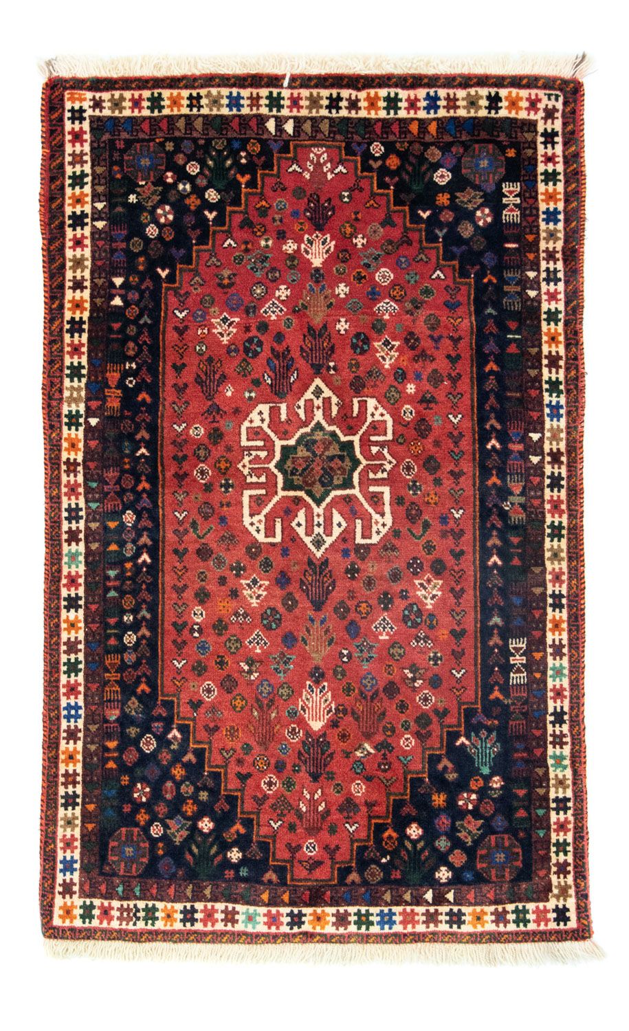 Tapis persan - Nomadic - 145 x 92 cm - rouge