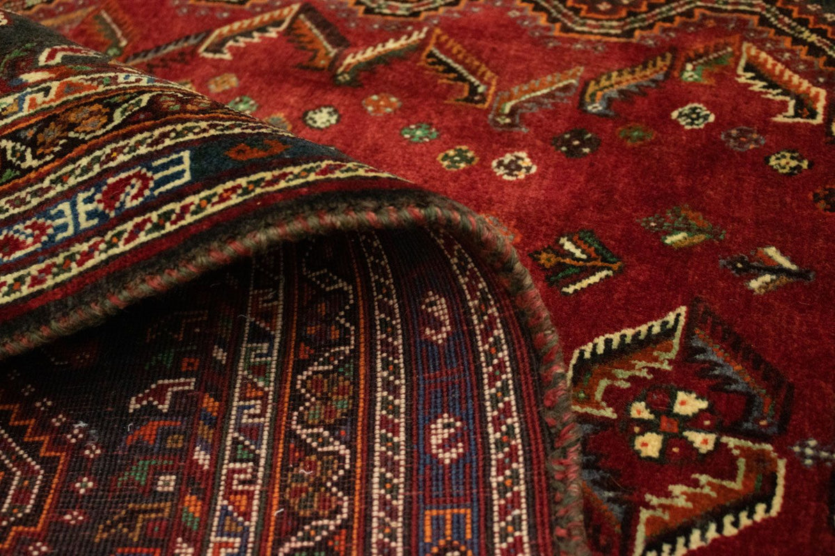 Tapis persan - Nomadic - 168 x 120 cm - rouge