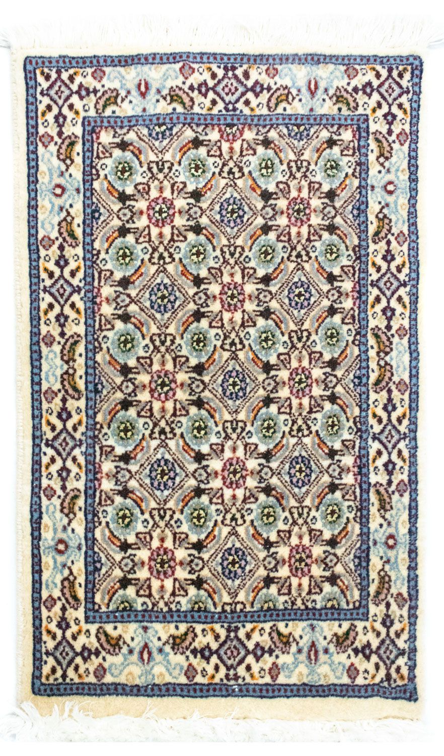 Tapis persan - Classique - 60 x 40 cm - bleu