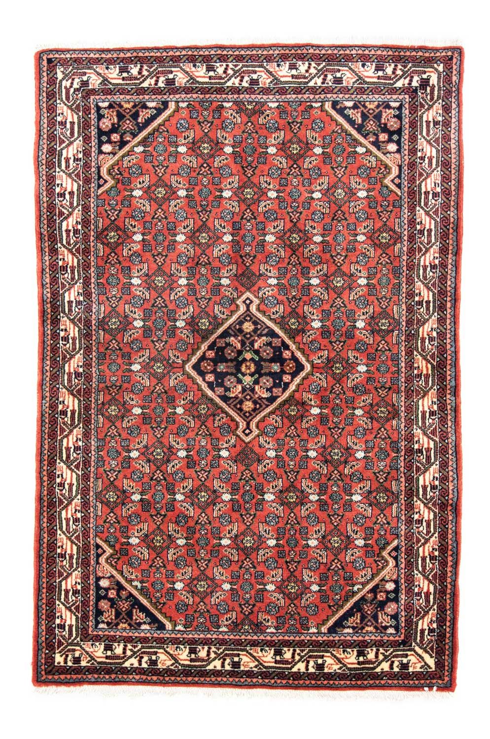 Tapis persan - Nomadic - 157 x 104 cm - rouge