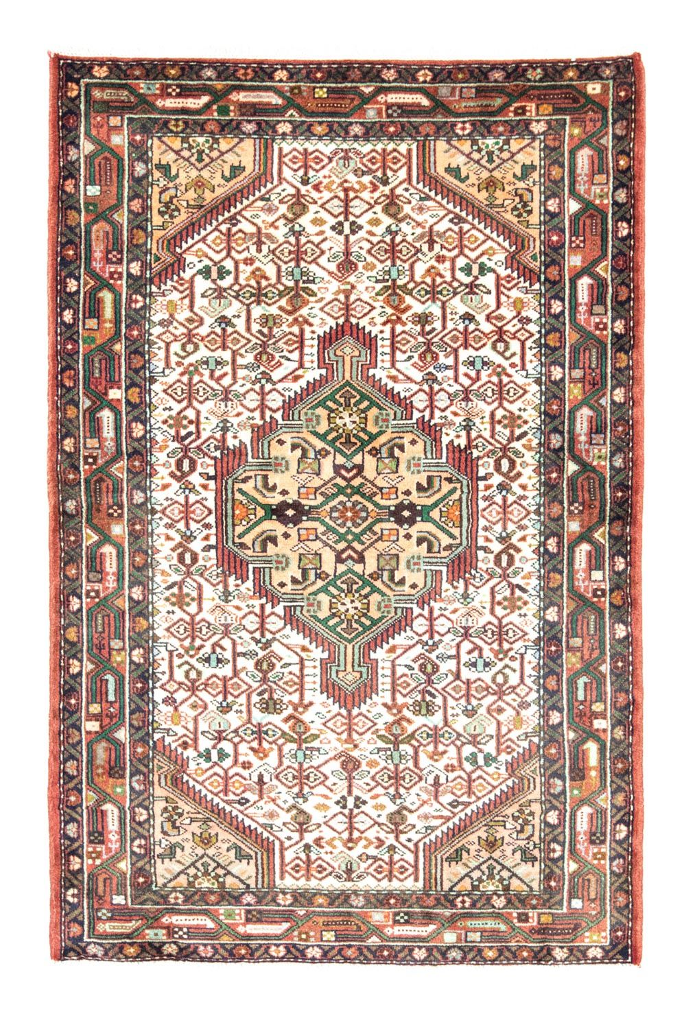 Tapis persan - Nomadic - 157 x 104 cm - beige